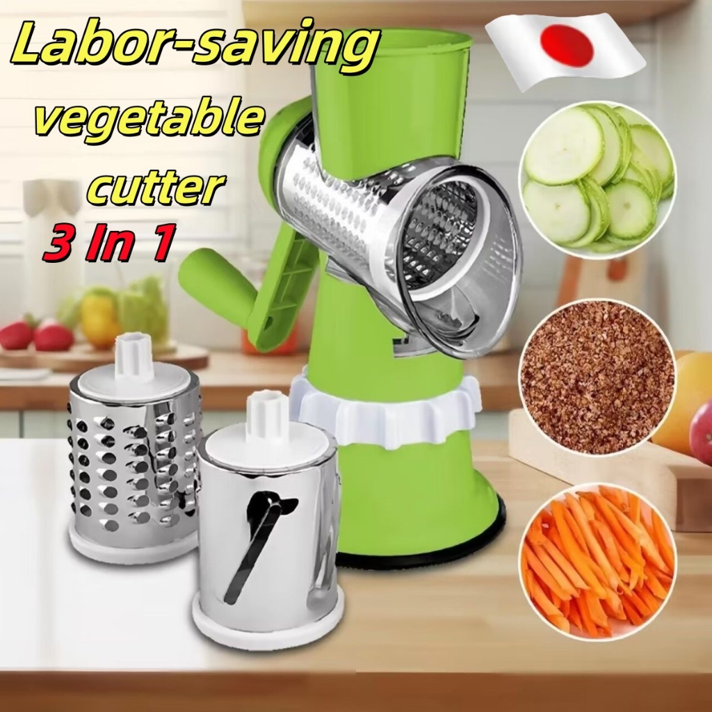 3 in 1 Labor-saving manual vegetable cutter Multifunctional Grater Hand ...