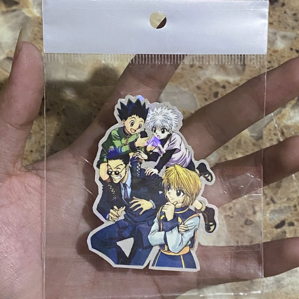 sticker anime hunter x hunter gon killua waterproof stickers laptop ...