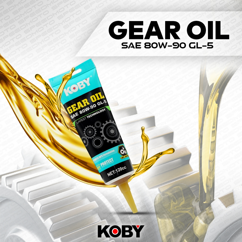 KOBY GEAR OIL SAE 80W-90 GL-5 PREMIUM GEAR LUBRICANT SYNTHETIC MPS ...