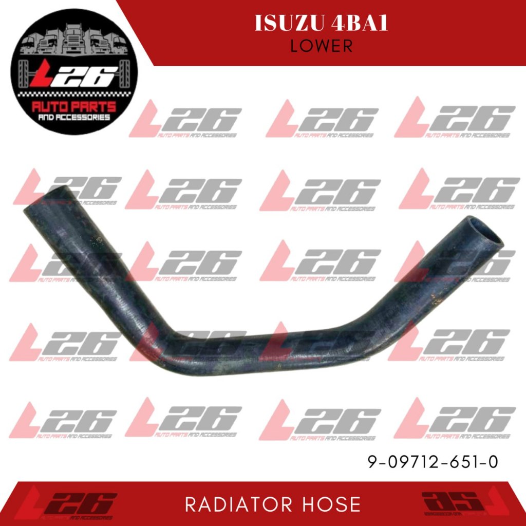 Isuzu 4BA1 RADIATOR HOSE Lower 9-09712-651-0 GSK BRAND | Shopee Philippines