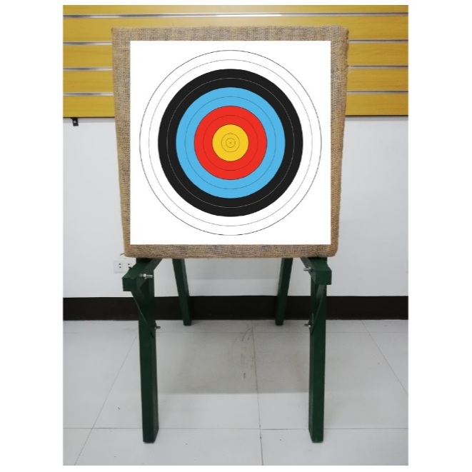 Straw Target Board with Stand 60x60x12cm with Papers | Shopee Philippines