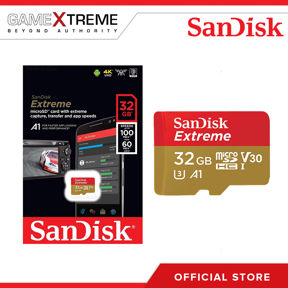 SanDisk Extreme microSD UHS-I Card (SDSQXAF) | Shopee Philippines