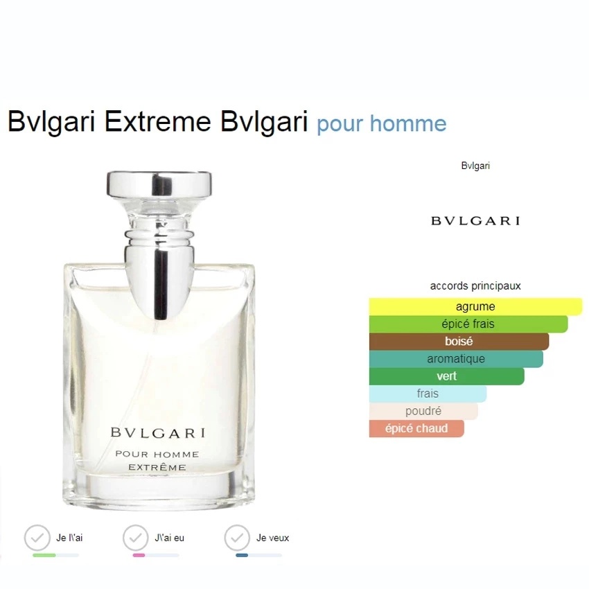 Bvlgari Pour Homme Extreme EDT 100ml Perfume For Men Long Lasting Authentic Shopee Philippines