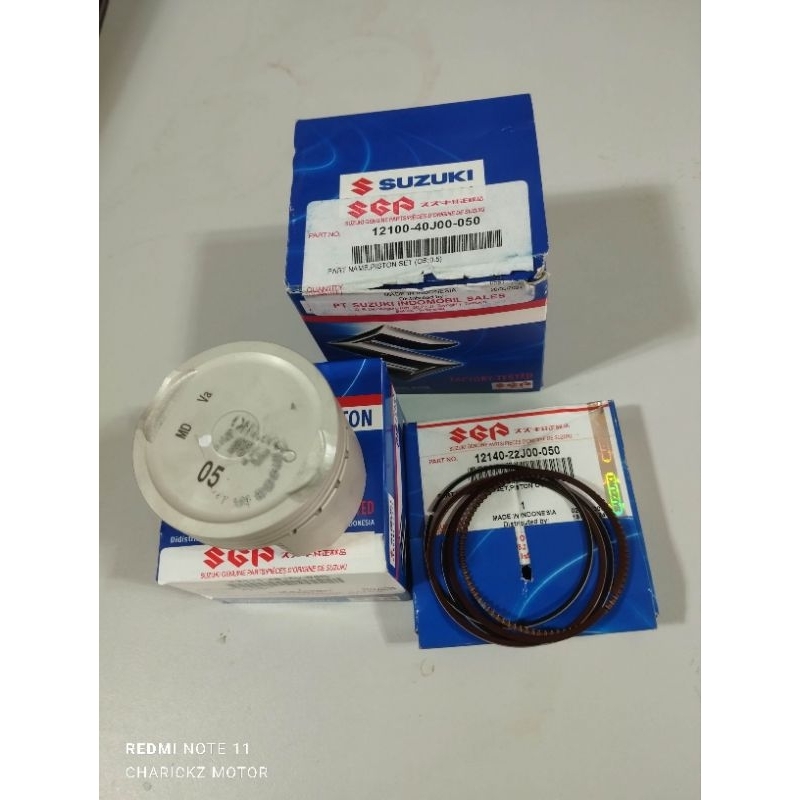 Evergreen Piston Set (Oversize 0.50mm) For 1993-1997 Toyota Geo 1.8L 7AFE Engine - Includes Rings