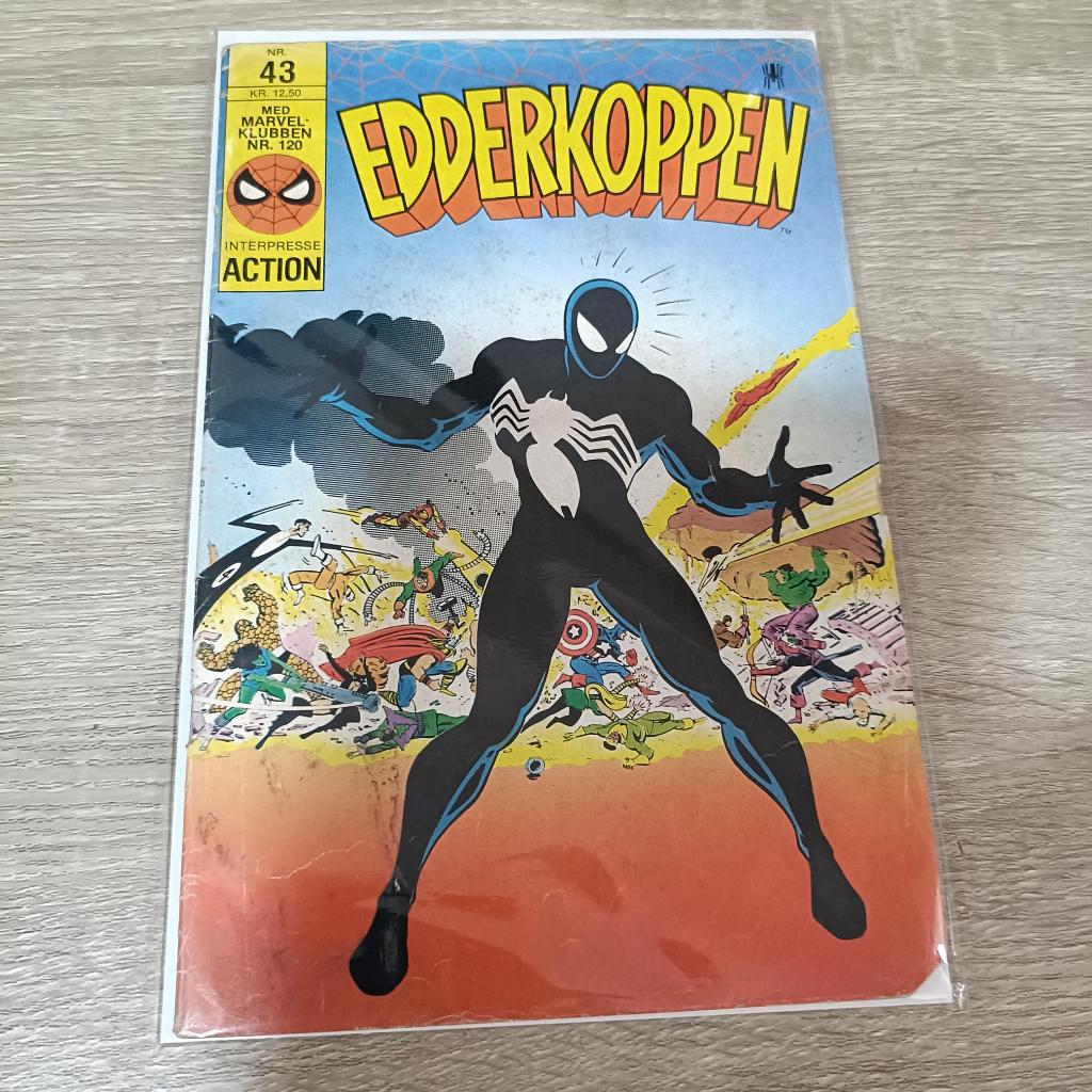 Edderkoppen #43 (US Secret Wars 8) - GD/VG clipped corner - 1st app ...