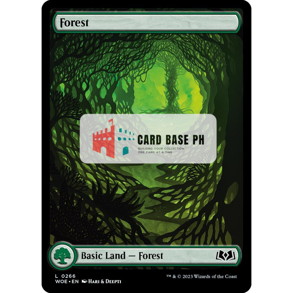 MTG Basic Lands Full Art (FOREST) - Magic the Gathering Trading Card ...