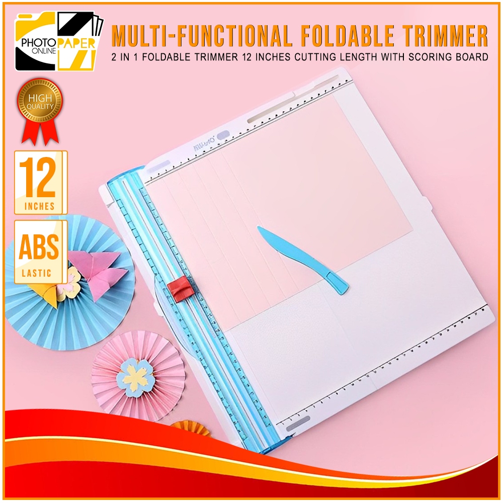 2 in1 Multi-function Paper Trimmer Craft Paper Cutter 12 Inch Cutting ...