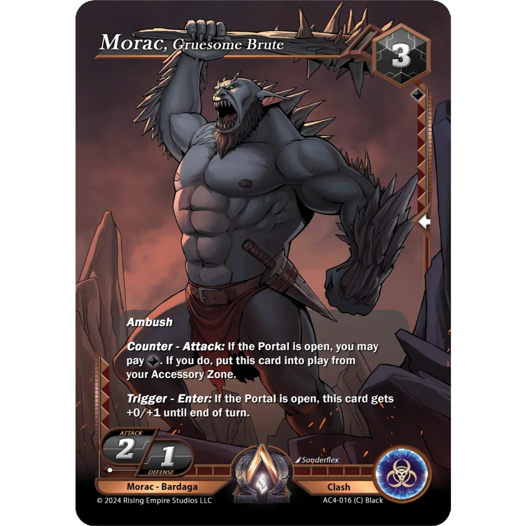 Alpha Clash - Morac, Gruesome Brute | Shopee Philippines