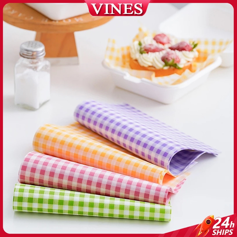 100Pcs Food Paper Sandwich Wrapper Paper Liners Greaseproof Paper Bread ...