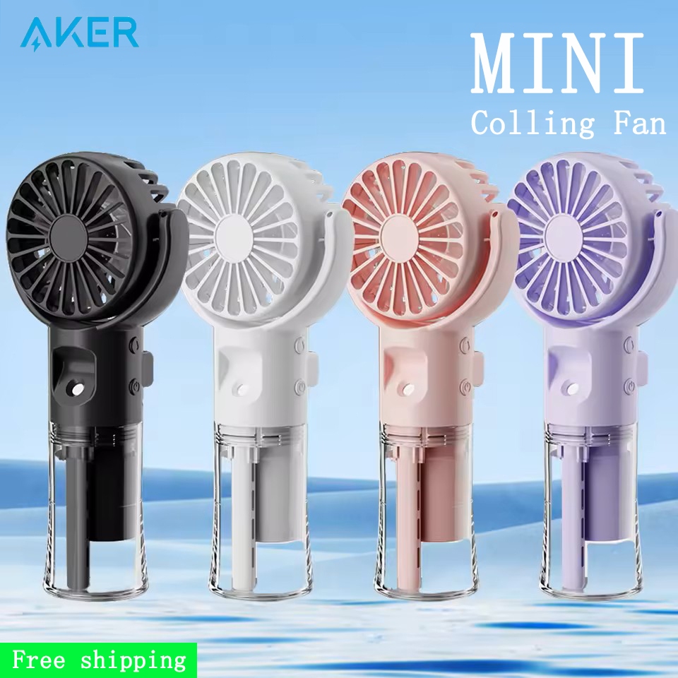 Aker F4 fan ues desk fan HandFan Portable Spray Mist Fan Water Mist Fan ...
