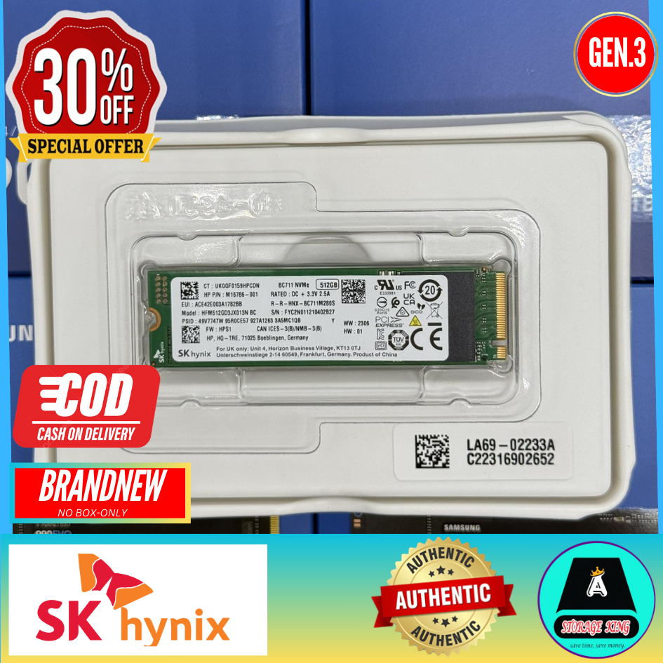 1TB SK hynix PC801 PCIE4.0 M.2 2280 Solid State Drive NVME for PC