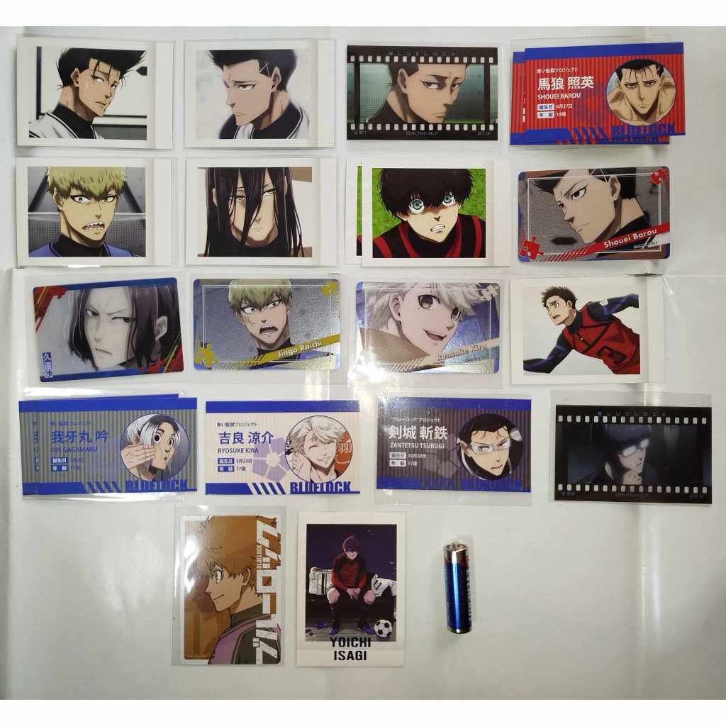Blue Lock Anime Card (Official) | Shopee Philippines