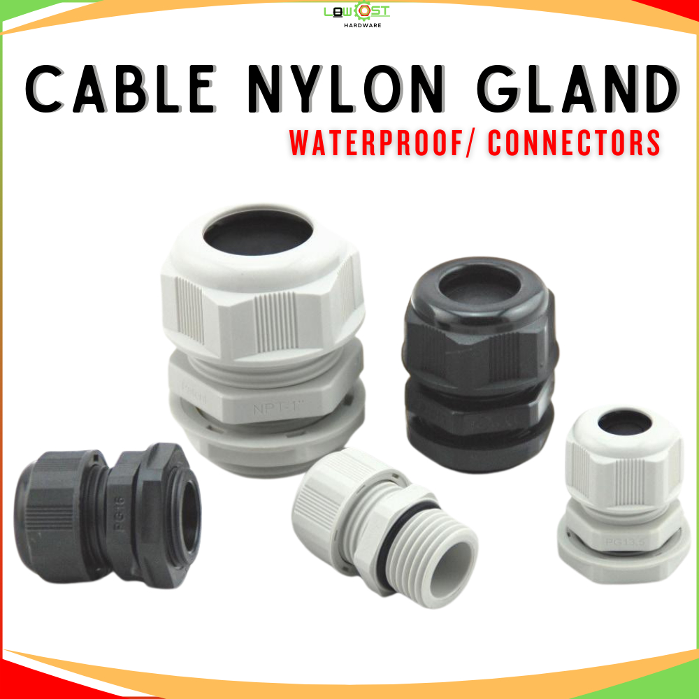 Waterproof Nylon Cable Gland Connector Ip68 White M8 1 25 Cable Gland