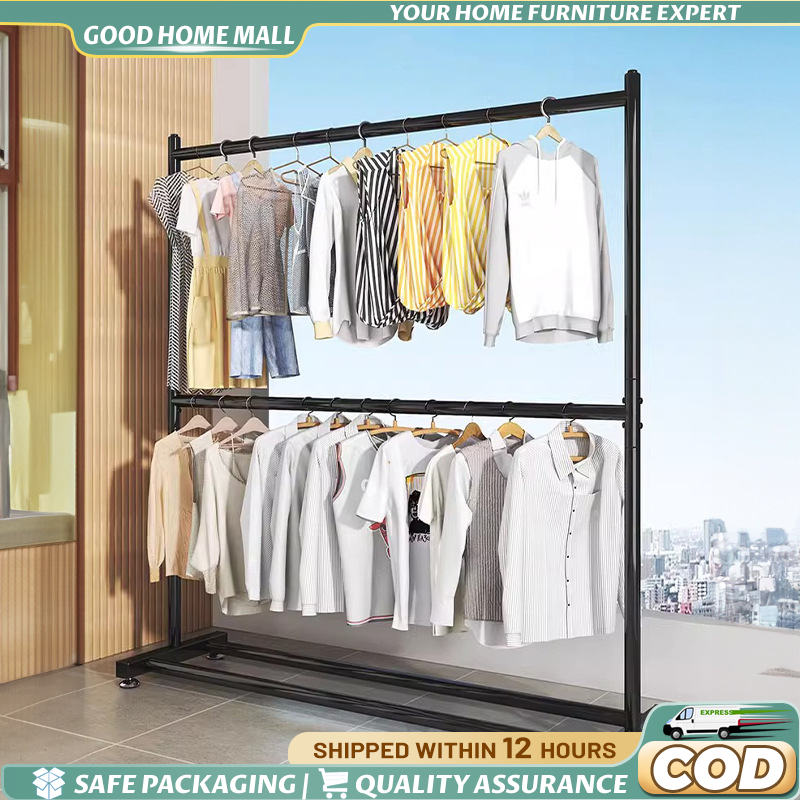 Clothes Rack Hanger Rack Drying Rack Double Layer Sampayan Stainless ...