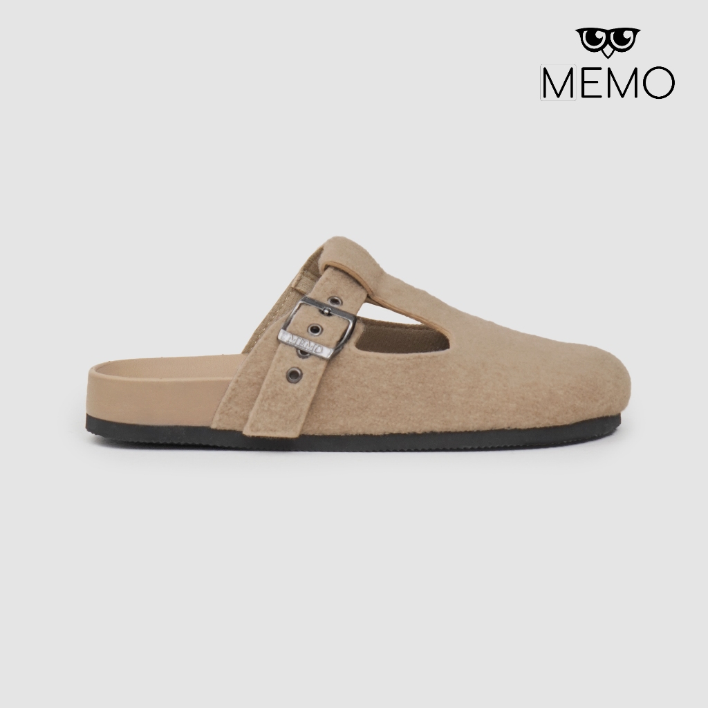Memo Mary Jane Clogs For Women (Tan) | Shopee Philippines
