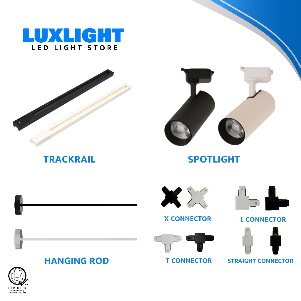 [CUSTOMIZE] Track Light Custom COB Spotlight 10W 20W 30W Lighting ...