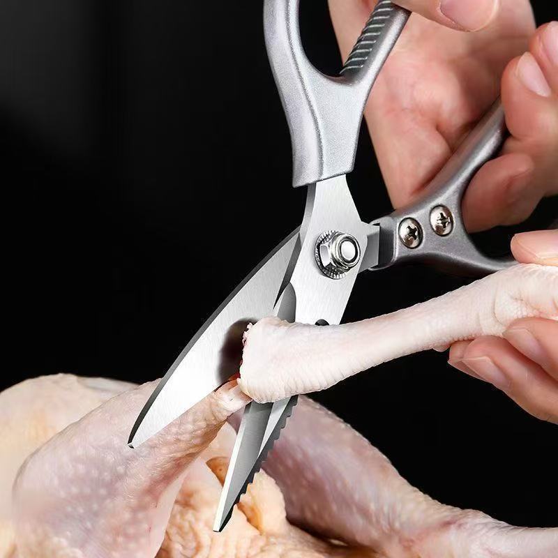SK5 Japan Imported Multipurpose Heavy Duty Kitchen Scissor Chicken Bone ...