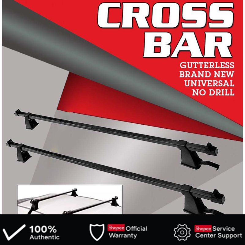 Universal Gutterless Crossbar for Most Cars and Hatchback Cars | Shopee ...