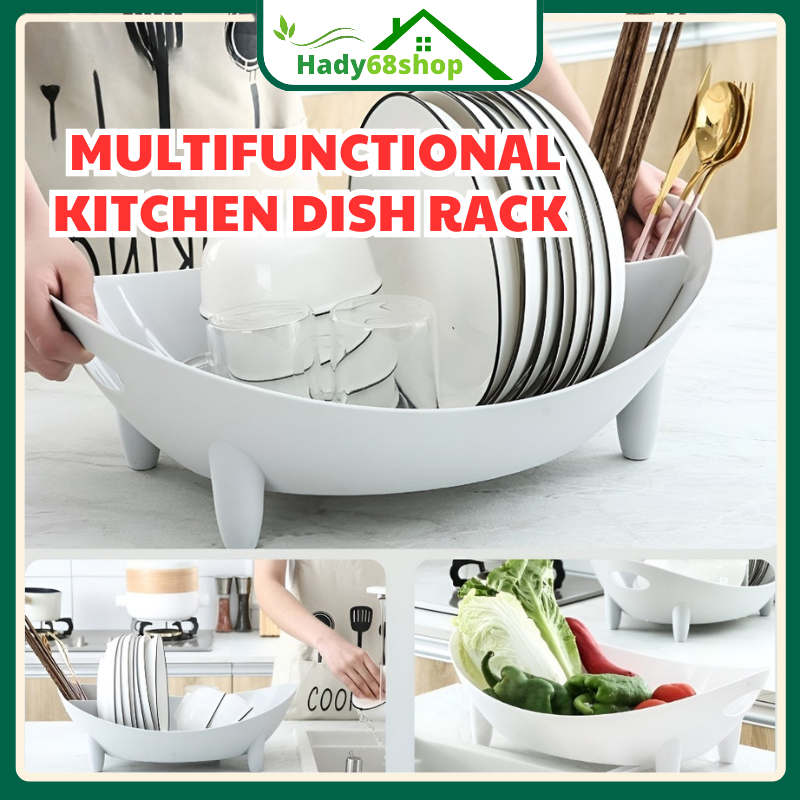 Dish Drainer Kitchen Dish Rack Plate Organizer Dish Drying Rack Countertop  Tableware Storage Holder