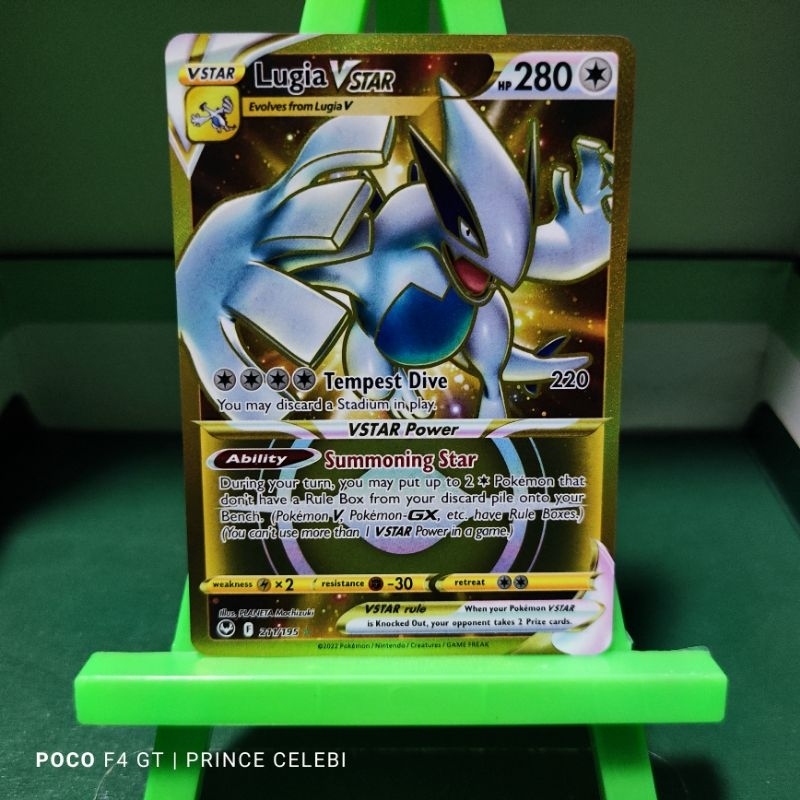 Pokemon TCG - Lugia Vstar Gold Secret Rare | Shopee Philippines