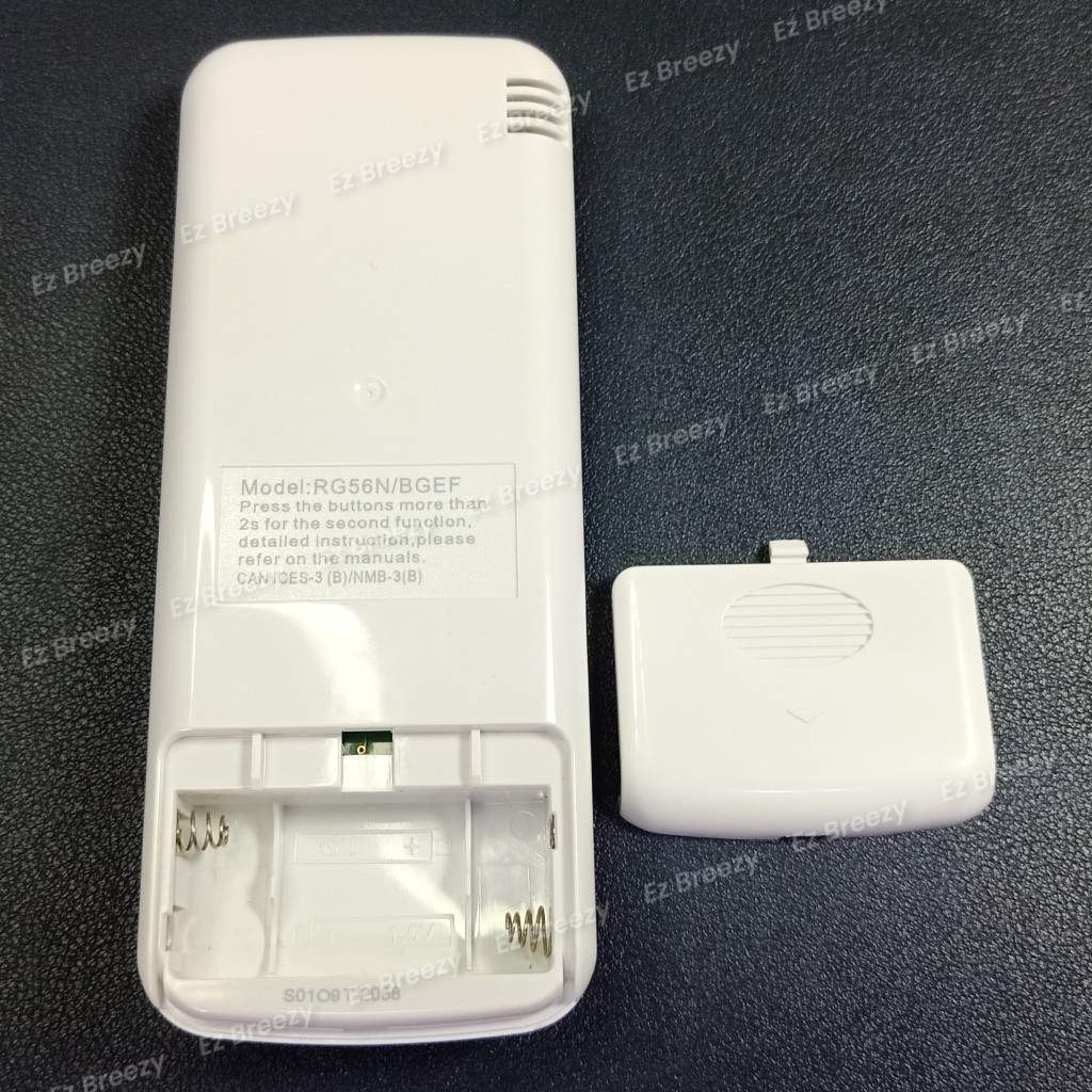 Aircon A/C Remote Control 17317000A32220 RG56NBGEF | Carrier & Condura ...
