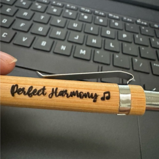 Bamboo pen Laser Engraved - Personalized it with name - (souvenirs ...