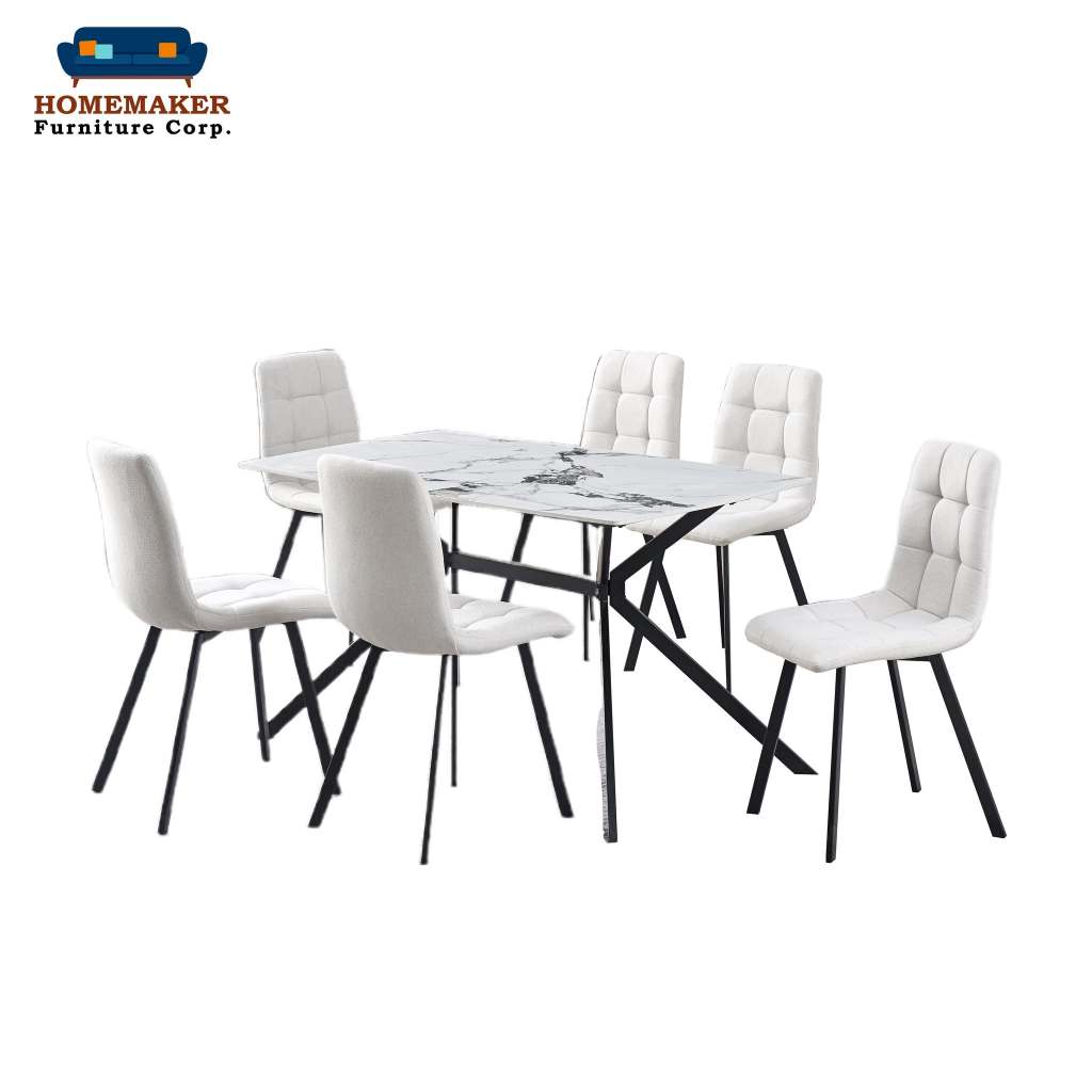 Homemaker Furniture Azalea 6 Seater Dining Set | Shopee Philippines