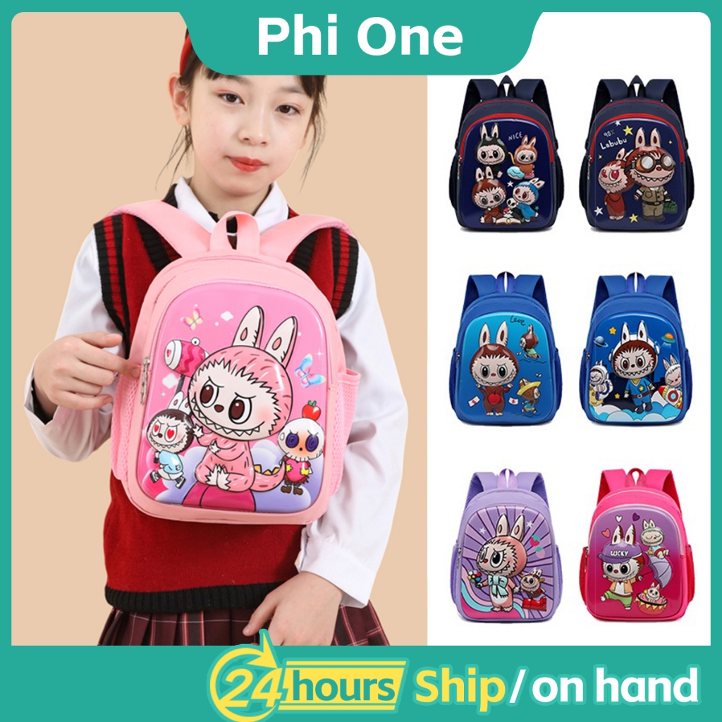 Travel Bag Labubu School Bag For Kids Girl Backpack For Kids Boy Bag ...