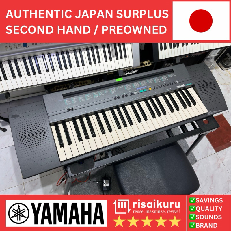 Yamaha PSR-100 Piano Keyboard Organ with Built-in Sustain 49 Keys Japan ...