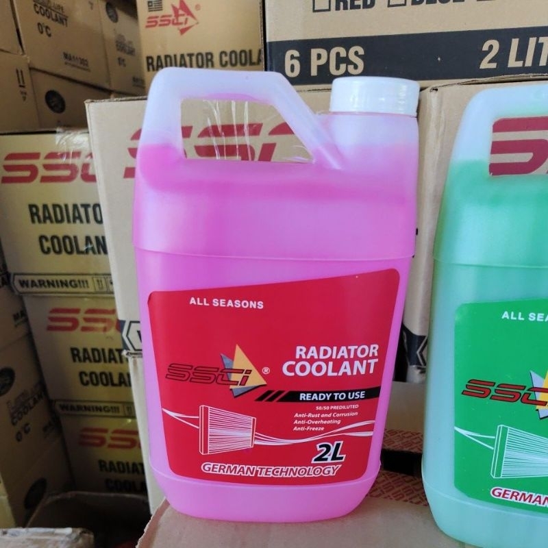 SSCI LONG LIFE COOLANT 2 LITERS GREEN /PINK / BLUE (READY TO USE ...