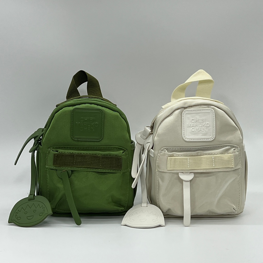 2025 Japanese mini compact girl's backpack solid color bright color ...