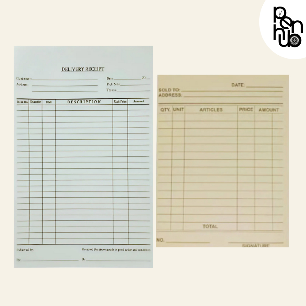 Business Form Delivery Receipt Form Sales Order Form - Penhub | Shopee ...