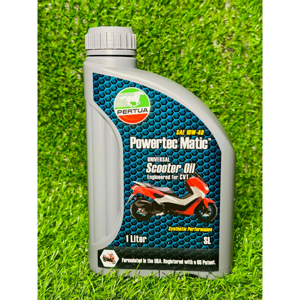 PERTUA POWERTEC MATIC SAE 10W40 UNIVERSAL SCOOTER OIL SYNTHETIC FORMULA ...
