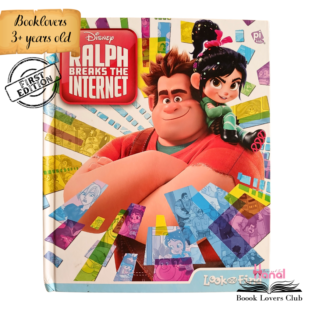 Ralph Breaks the Internet (Look and Find) Hardcover big book | Shopee ...