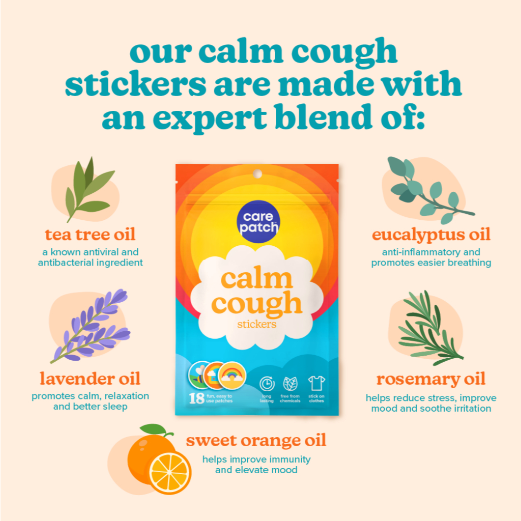 Carepatch Cough and Cold Sticker Patch Set - Calm Cough and Stuffy Nose ...