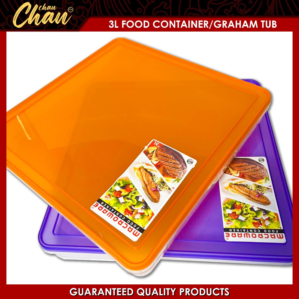3L Macroware/Graham Tub Food Storage; Durable and Affordable Food ...