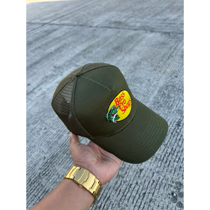 BASS PRO SHOP EMBROID AFRAME TRUCKER PREMIUM QUALITY SNAPBACK | Shopee ...