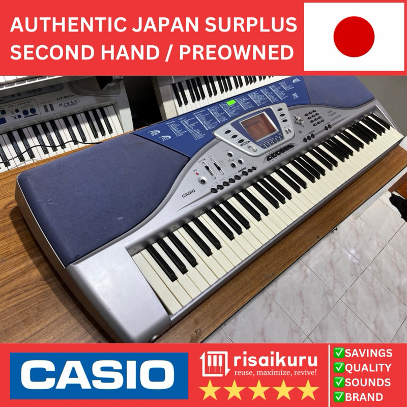 Casio LK-350it 76 Keys Piano Keyboard Organ Touch Response Church Band for  Adult and Beginners Music