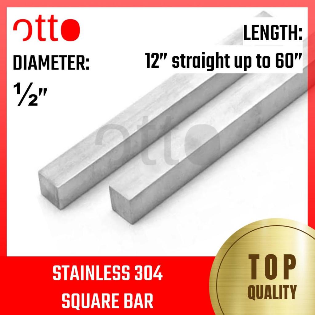 Stainless Steel 304 Square Bar 1/4
