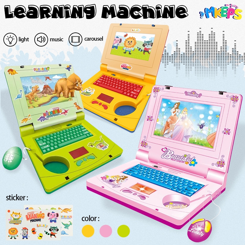 Toys for kids Children music laptop toys,Mouse Keyboard Clickable,Music ...