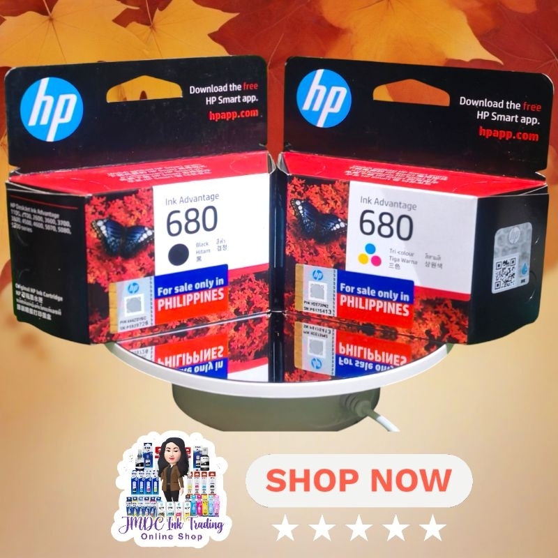Original 680 Tri- color / Black Ink Advantage Cartridge (set) | Shopee ...