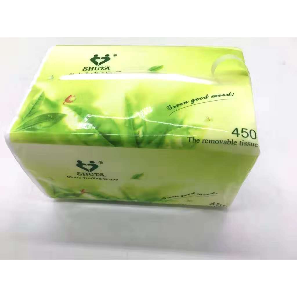 Green Tea Tissue Box 450's Shuta Good Quality Tissue Paper 1PACK ( RXK ...