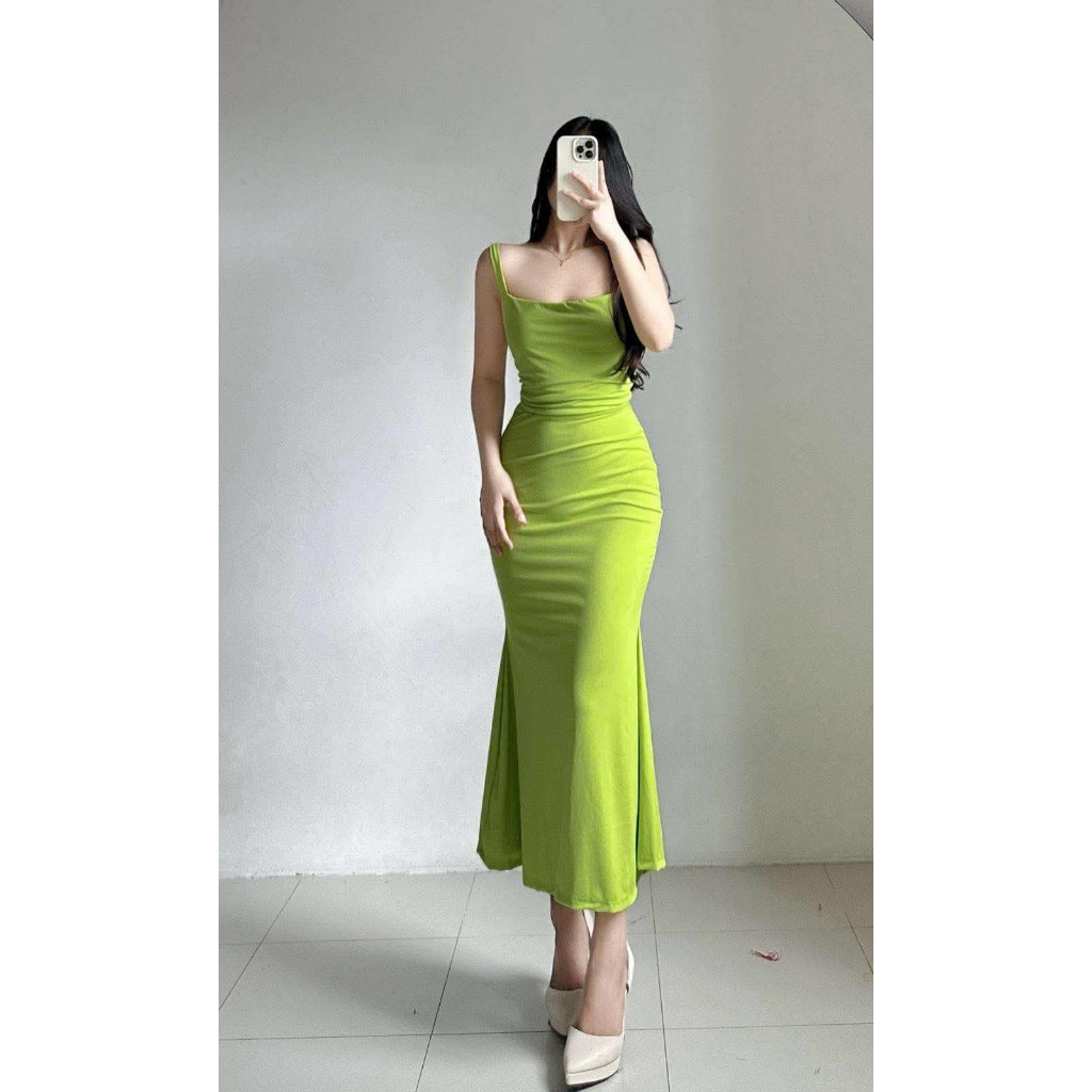 Dress for Woman Korean Sexy Halter Long Bodycon Dresses Elegant Casual and  Formal Womenswear | Shopee Philippines