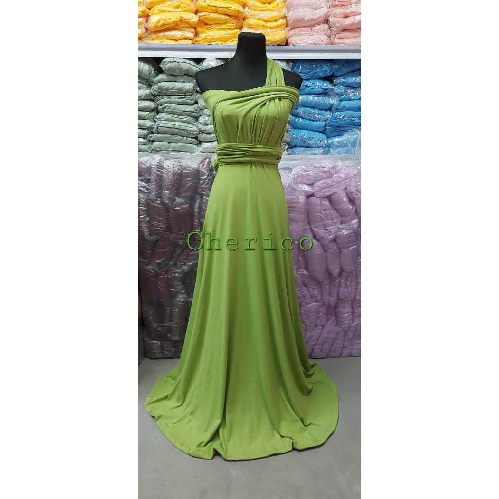 Infinity Maxi Dress-APPLE GREEN/ AVOCADO WITH TUBE FLOOR LENGTH | Shopee  Philippines