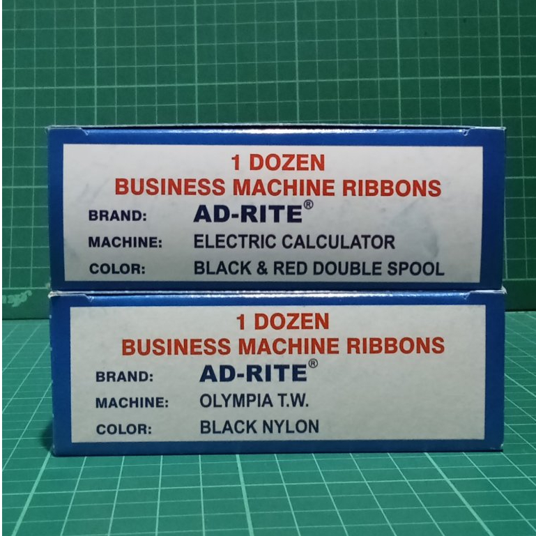 * WHOLESALE ONLY * AD-Rite Typewritter or Calculator Ribbon Medium Ink ...