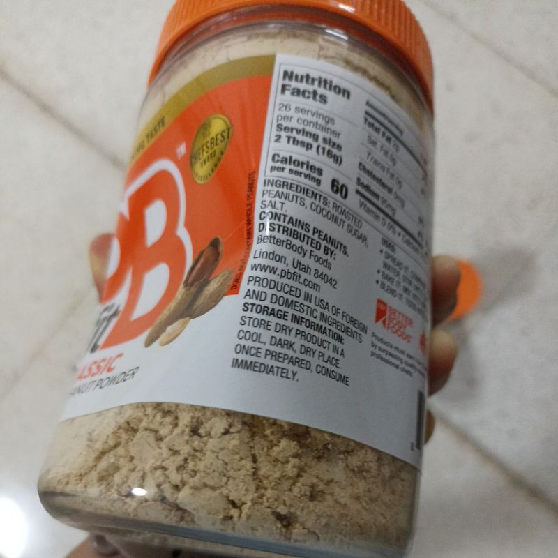 PBfit, Peanut Butter Powder, Original, 15 Oz (425 G) Pack Of 3