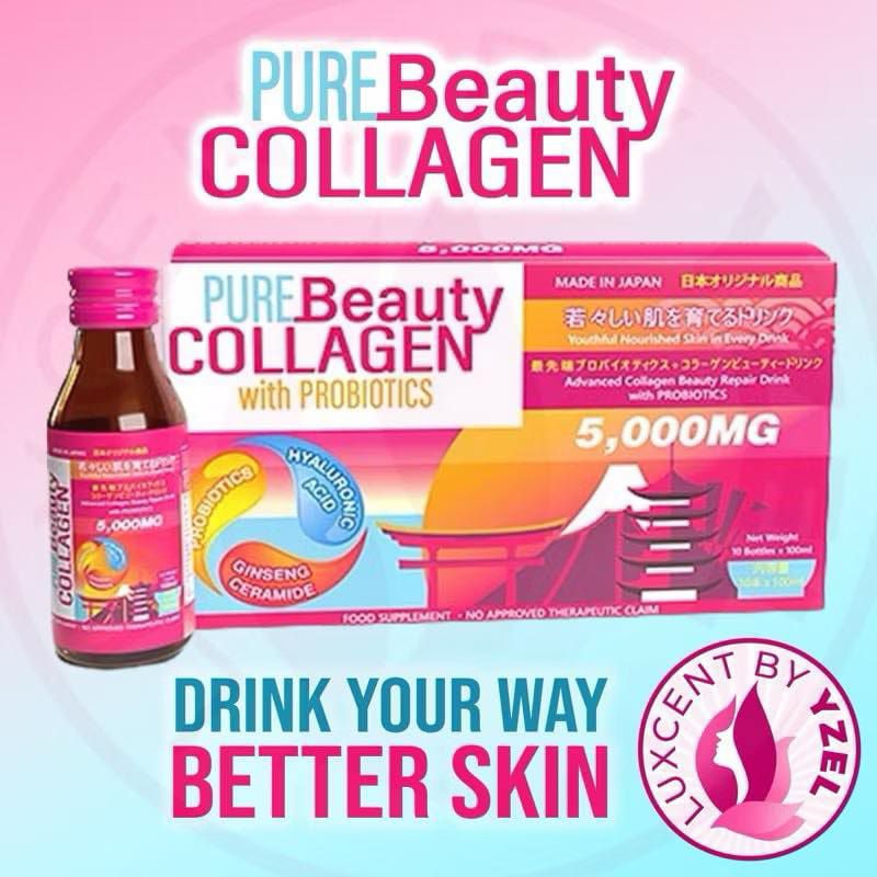 Pure Beauty Collagen and Luxcent Glutathione | Shopee Philippines
