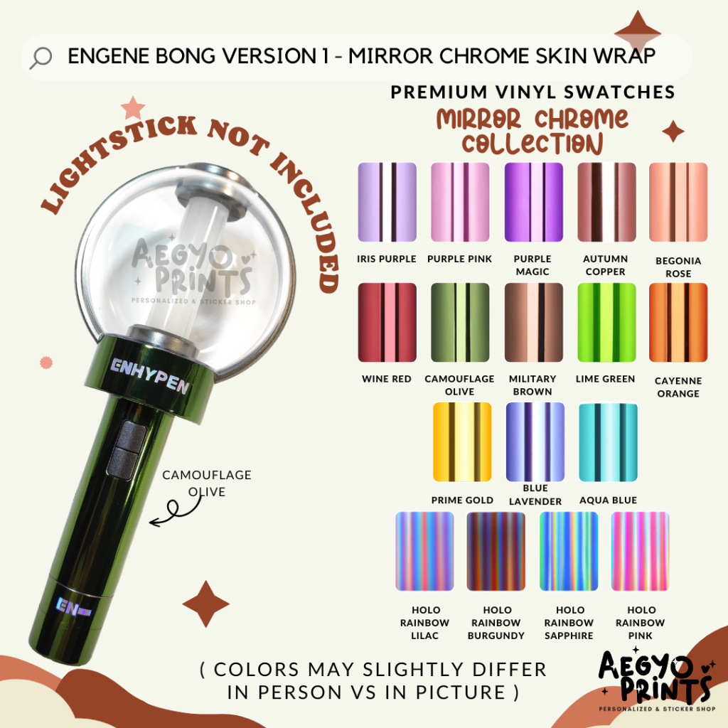 ENGENE BONG V1 MIRROR CHROME SKIN WRAP - Decal Sticker | AegyoPrints ...