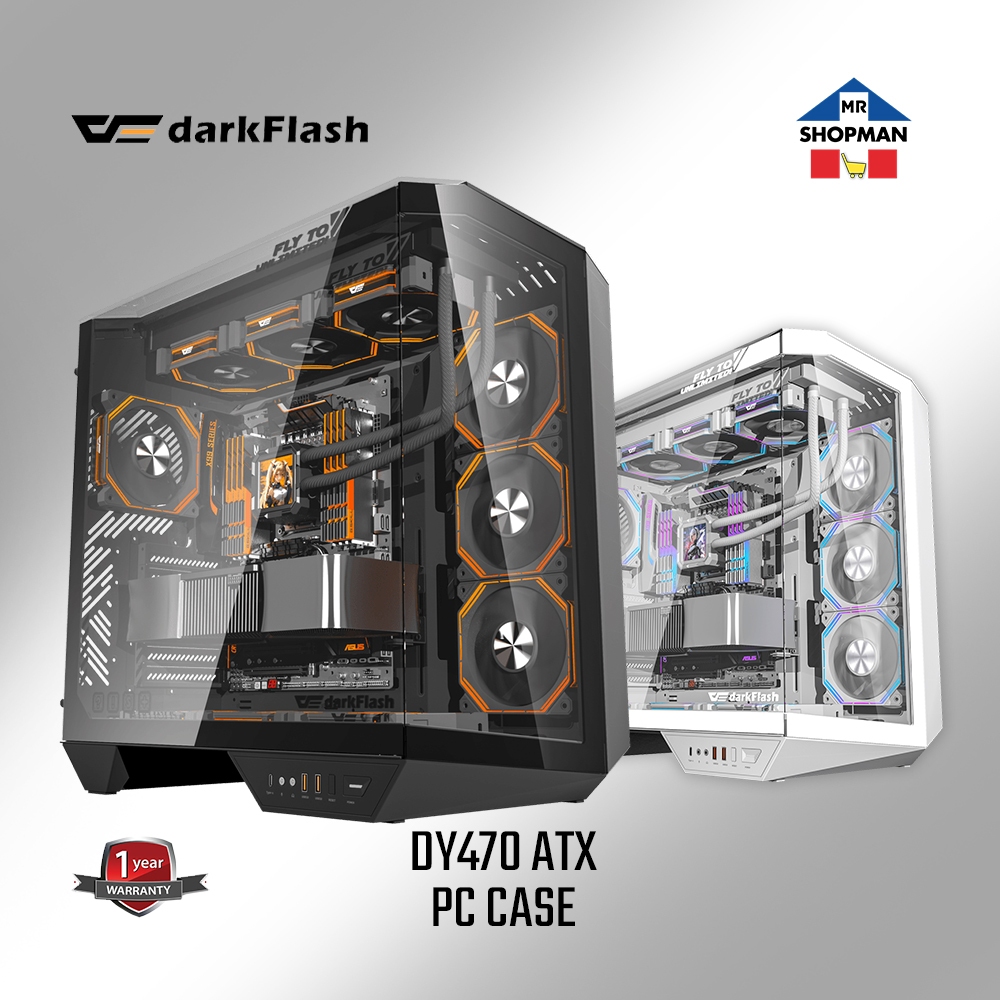 CASE DARKFLASH DY470 (CHƯA KÈM FAN)CASE DARKFLASH DY470 BLACK NEW – Nguyễn Tân PC