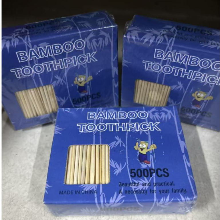 High quality toothpicks Bamboo toothpick 500pcs/pack | Shopee Philippines